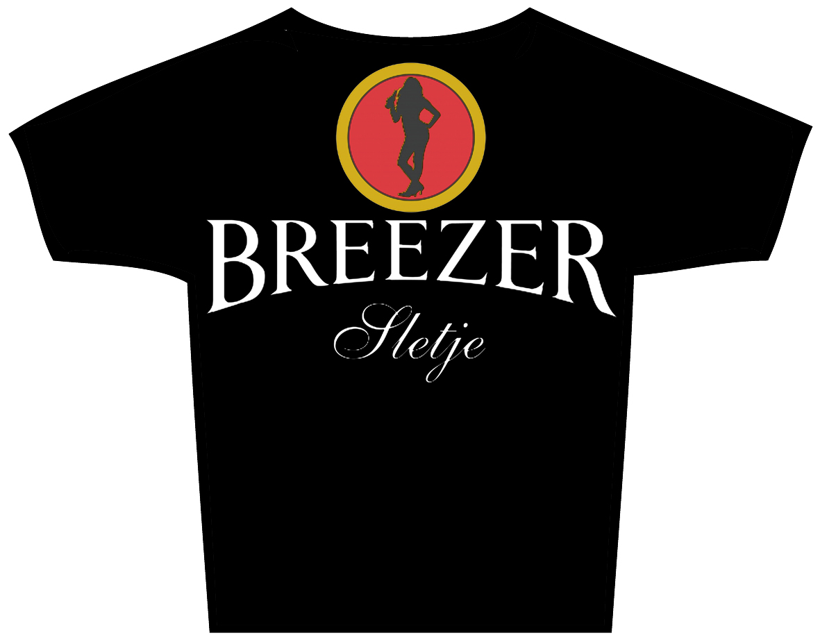 T-Shirt "breezer sletje" - Klik op de afbeelding om het venster te sluiten